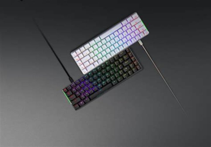 An Illuminated, Compact Gaming Keyboard