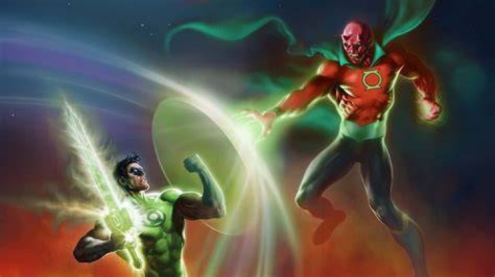 Green Lantern fighting